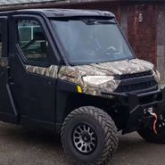 Ciągnik rolniczy quad Polaris seria Ranger Crew 1000-6 EPS atv