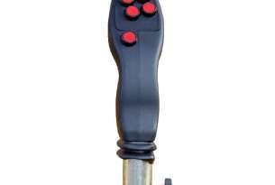 Joystick sterowania komfortowego C, dostępny w ścielarkach Castor R dostępnych w firmie Korbanek