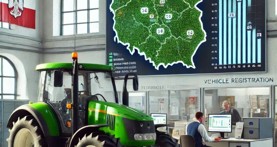 REJESTRACJE CIĄGNIKÓW NOWYCH I UŻYWANYCH W POLSCE - KWIECIEŃ 2025 i PODSUMOWANIE