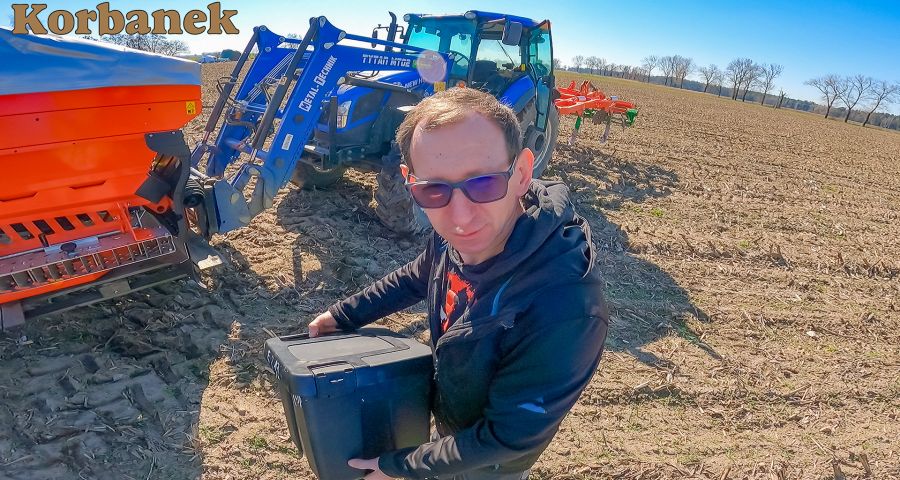 Pan Tomasz kupił rozsiewacz Maschio PRIMO 213 E od firmy Korbanek korzystając z programu modernizacji