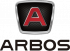 Logo duże Arbos Logo Arbos napisane słownie i ze znakiem graficznym