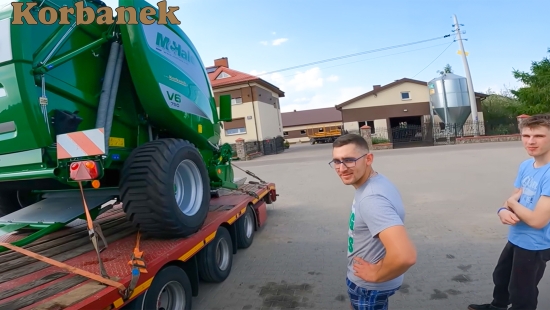 Pan Adam zdecydowłą się na zakup prasy McHale V6 od Korbanek. Dlaczego wybrał ten model?