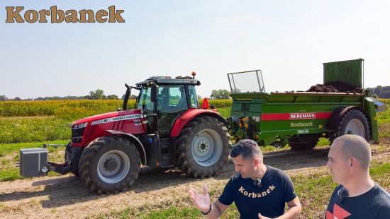 Na swoim 32 ha gospodtarwie nastawionym na hodowlę bydła Szymon testował rozrzutnik Bergmann 2140 od Korbanek
