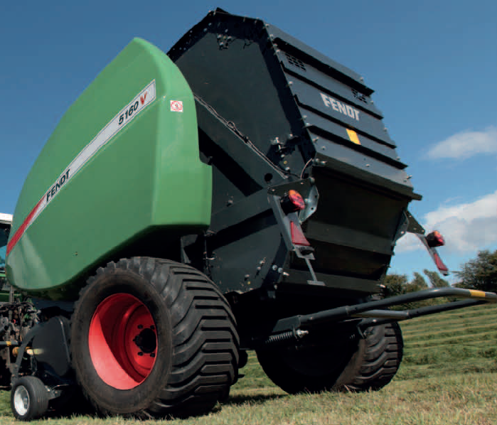 Prasa Fendt 5160v ze skosu