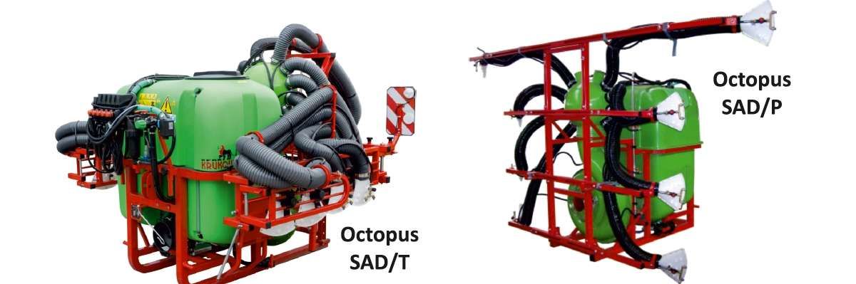 Opryskiwacze zawieszane sadownicze Krukowiak Octopus