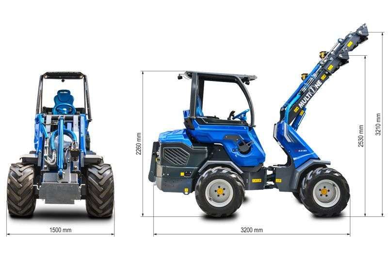 wymiary szczegółowe serii 9.5 SD Multione