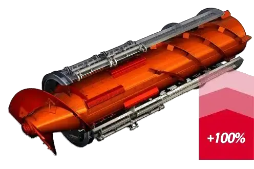 Kombajn Rostselmash Torum 770 system rotora z obrotowym klepiskiem Torum 770 innowacyjny system rotora z obrotowym klepiskiem
