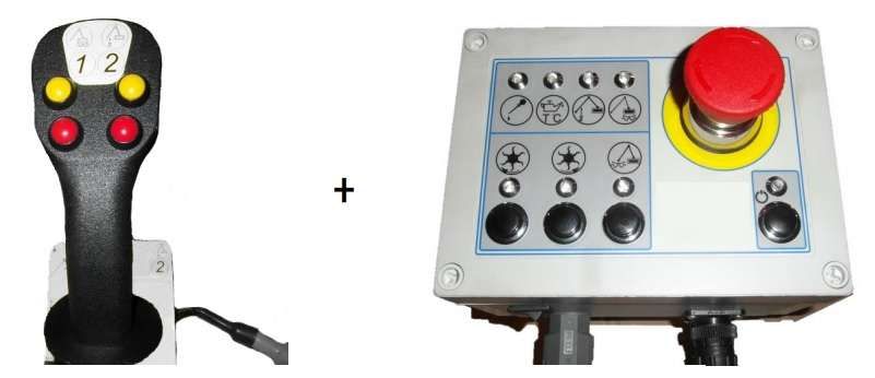 JOYSTICK ELEKTRYCZNY (E) do ramienia CAMEL JOYSTICK ELEKTRYCZNY STERUJĄCY DO KOSIARKI CAMEL